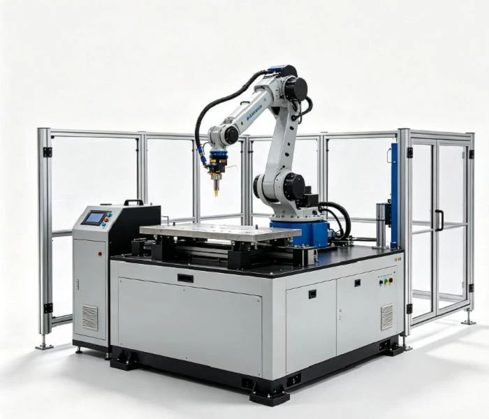 Cell Weldio Laser Robotig Awtomataidd